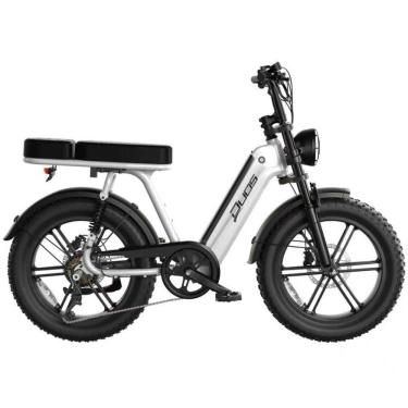 Imagem de Bicicleta Elétrica 1000W Bateria de Lítio E-Koa Branca Duos