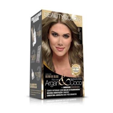 Imagem de Coloração permanente kit 8.1 louro claro acinzentado - beauty color