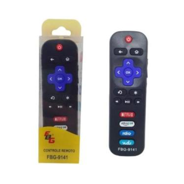Imagem de Controle Remoto Compatível Com Tv Smart Tcl Roku ( Botão lateral funci