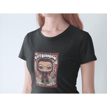 Imagem de Camiseta Poster Pop Style Inspiração OZZY OSBOURNE Estampa DTF 100% Al