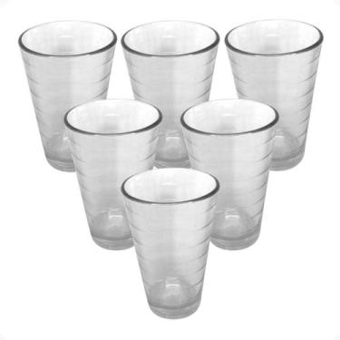 Imagem de Copo De Vidro 200ml Suco Refrigerante Água Chá 6 Unidades - Original L
