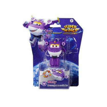 Imagem de Boneco 5cm Avião Sally Transform-a-Bots - Super Wings