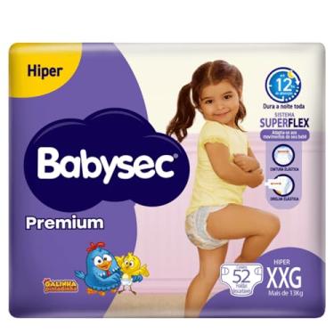 Imagem de Fralda Babysec Premium Hiper Xxg 52 Un