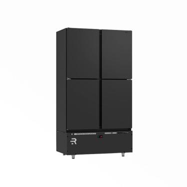 Imagem de Mini Câmara 4 Portas para Resfriados 744L 0 a 7ºC Ar Forçado Motor Inferior Preto MCR4PP Refrimate 220V