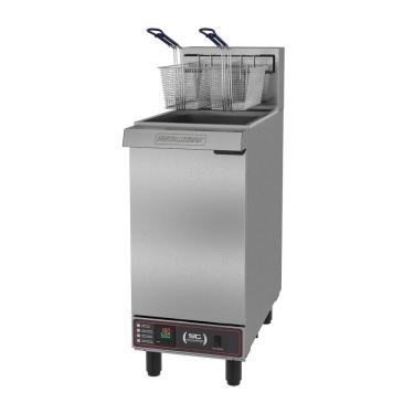 Imagem de Fritador a Gás Industrial 30L Premium 2 Cestos Óleo Bp Zona Fria Fog 2 C 24388 220V Metalcubas