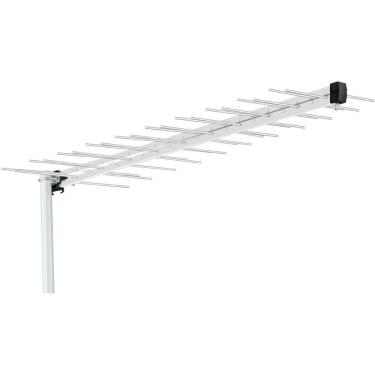 Imagem de Antena Digital Externa Aquário LU-40 para TV HDTV UHF 4K com Ganho 16dBi 40 Elementos e Conector Fêmea