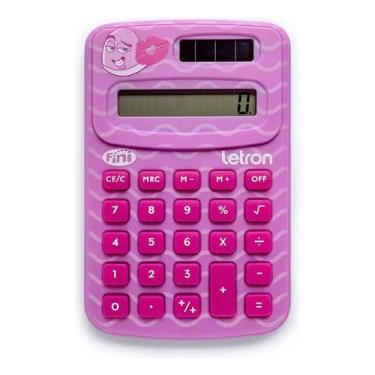 Imagem de Calculadora 8 digitos com cartela de adesivo fini