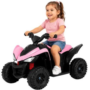 Imagem de Quadriciclo Eletrico Infantil Bang Toys Action Rosa 6V