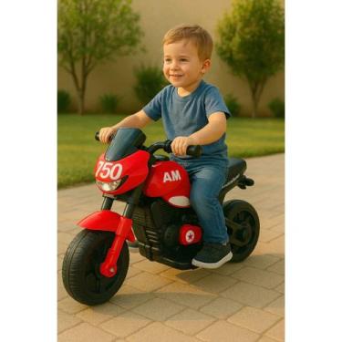 Imagem de Mini Moto Elétrica Criança Passeio Andador Carrinho Infantil Esportiva