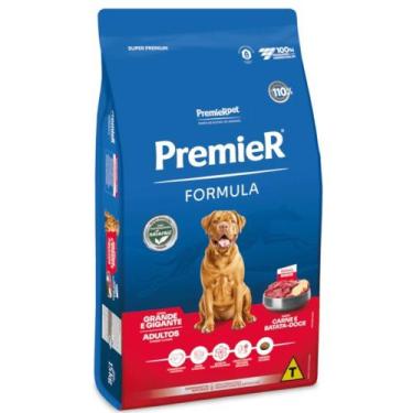 Imagem de Ração Premier Fórmula Para Cães Adultos de Raças Grandes Sabor Carne e