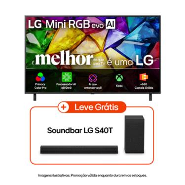 Imagem de Smart TV LG Mini RGB evo AI 4K MRGB85 86 polegadas 2026 - 86MRGB85BSC