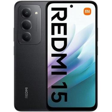 Imagem de Smartphone Redmi 15 Preto 8GB RAM 256GB Global - Xiaomi, 256GB, Preto