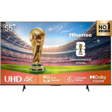Imagem de Hisense Smart TV 4K 50/55 Polegadas A6NV com Dolby Vision, HDR10, HLG,