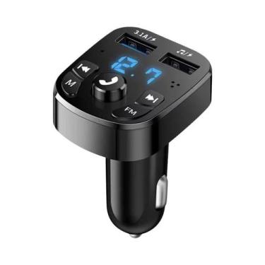 Imagem de Transmissor FM Bluetooth 5.0 Para Carro, Modulador De Rádio Sem Fio, K