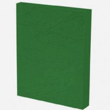 Imagem de Capa Para Encadernação Pp 0,30mm A4 Verde Couro 100 Und - Click Suprim
