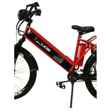 Imagem de Bicicleta Elétrica Duos Confort Full 800w 48v 15ah, Vermelha