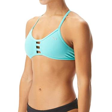 Imagem de TYR Biquíni feminino Pacific Tieback, Seafoam, PP