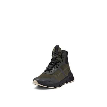 Imagem de Pantofi SOREL Kinetic Rush MID WP pentru bărbați — Alpine Tundra, Dark Moss — Pantofi impermeabili din piele de căprioară — Mărimea 8,5