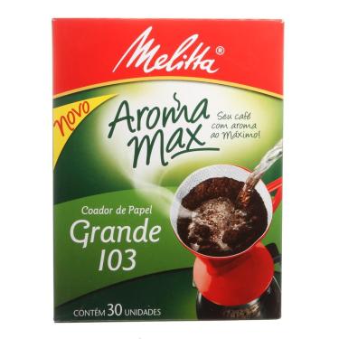 Imagem de Coador de Papel Médio Nº103 com 30 Unidades Melitta