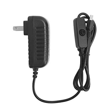 Imagem de Adaptador de fonte de alimentação para , fonte de alimentação 15W 5V 3A com botão de interruptor adaptador micro USB integrado, para 3B+/3B/2B (EUA)