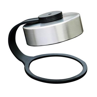 Imagem de Tampa QICAIPO para garrafa de água esportiva de boca larga, serve para Hydro Flask, Modren simples - tampa plana de aço inoxidável de substituição