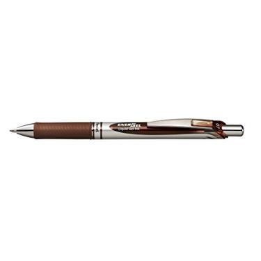 Imagem de Pentel BL77-EX Gel Rollerball EnerGel BL77 com mecanismo de pressão, 0,7 mm, 1 peça, seca rápido e sem manchas