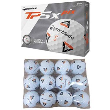 Imagem de TaylorMade TP5x PIX 2.0 Bolas de golfe ensacadas para prática