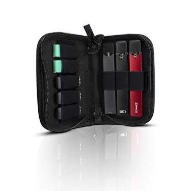 Imagem de Estojo de transporte para MYLE Pods/carregador, estojo de armazenamento de viagem para o seu bolso ou bolsa mais fácil encontrar o seu J-U-U-L (dispositivo não incluído), black01
