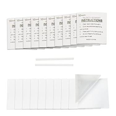 Imagem de Pacote com 20 kits de reparo de piscina de TPU para colchão de ar, piscina, casa de balanço, tenda, lona, boias de piscina, cama de ar de tubos e brinquedos infláveis com 2 peças de tubo de plástico vazio