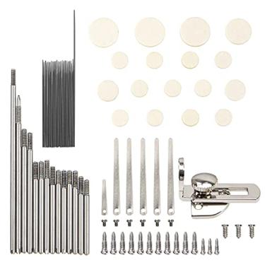 Imagem de 1 conjunto de ferramentas de kit de reparo de clarinete Yootones com molas de clarinete rolos de agulhas de mola compatíveis com clarinete