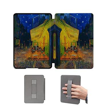 Imagem de Capa protetora de 15 cm para Kindle 11ª geração lançada em 2022 - Capa durável com alça automática despertar/hibernar e de mão (não serve para Kindle Paperwhite 11ª)