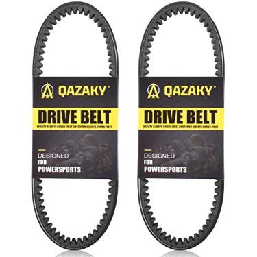 Imagem de QAZAKY 2 peças Go Kart Drive Belt de substituição para Yerf 203591 Q430203W Q43103W Q43203W Manco Carter 5.5hp 6.5hp 203591A 203591B 203591C Kartco 7655 Rotary 10052 Comet 30 Series Units Tecumseh