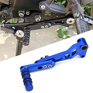 Imagem de Acessórios de motocicleta Pedal de câmbio Pegs de dedo do pé Alavanca de mudança de marcha esquerda compatível com Suzuki GSX250R GSXR250 GW250 DL250 V-Strom 250 (azul)