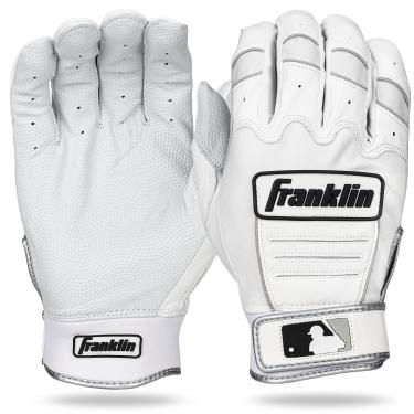 Imagem de Franklin Sports Luvas de beisebol MLB CFX Pro - pérola/branca/prata - adulto GG