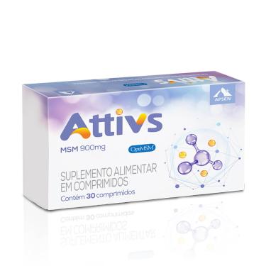 Imagem de Suplemento Alimentar Attivs 30 comprimidos Apsen 30 Comprimidos