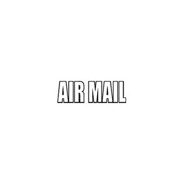Imagem de Carimbo autotintado delineado AIRMAIL - tinta preta