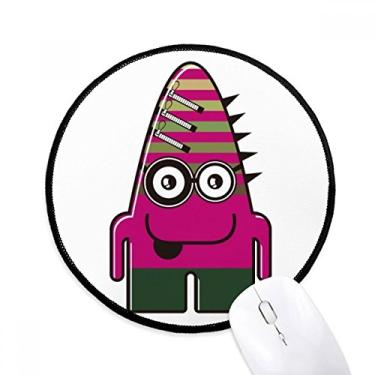 Imagem de Mouse pad de monstro alienígena rosa do universo para escritório e computador