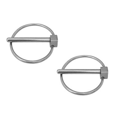 Imagem de kesoto 2 Pinos de Lynch resistentes de 4 mm para tratores de fazenda, reboques, caminhões, cortadores