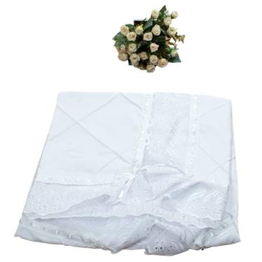 Imagem de Manta Infantil para Bebê com Lasie Nervura - Piquet Branco