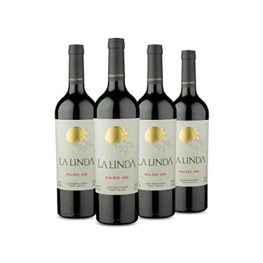 Imagem de Kit Vinho Tinto La Linda Malbec 2022 4 Garrafas