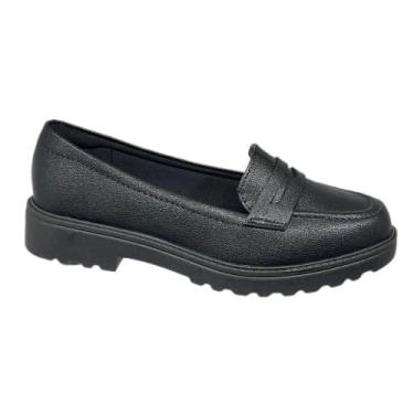 Imagem de Sapato Mocassim Feminino Modare Ultraconforto 7357.100 Cor:Preto;Tamanho:38