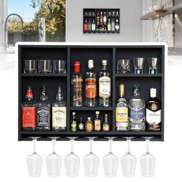 Imagem de Barzinho Sala Adega Parede: Espaço otimizado, bebidas organizadas!