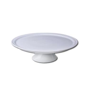 Imagem de Prato para Bolo com Pé Germer Complementos Tradicional G em Porcelana – 32 cm