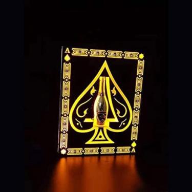 Imagem de Recarregável Led Luminoso Garrafa De Vinho Titular Champanhe Cocktail Display Rack Garrafa De Vinho Glorificador Apresentador Para Festa Discoteca,G,Enchanting12