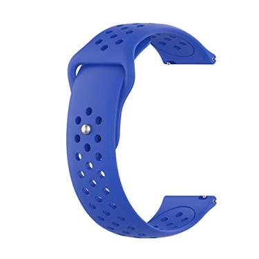 Imagem de Pulseira NSmart compatível com Huami Amazfit GTS (BIP 2 geração) - Nandos-Store (Azul NK)