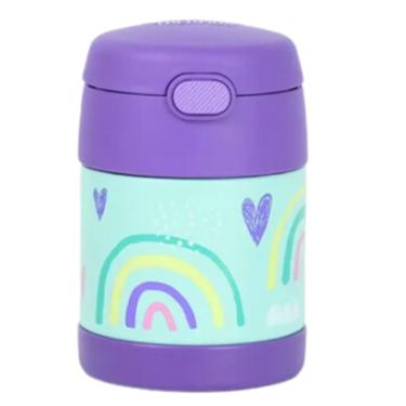 Imagem de Pote Térmico Infantil Inox Arco-íris Thermos ® Funtainer 290ml Frio E Quente Pratico - Thermos
