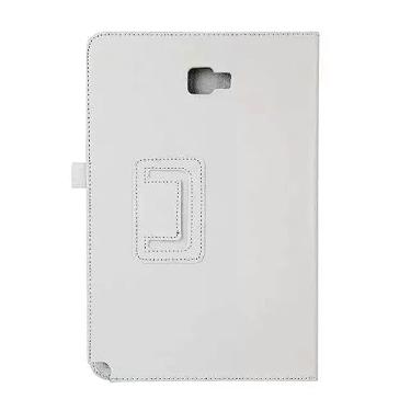 Imagem de ZZOUGYY Capa de tablet para Samsung Galaxy Tab A 10.1 com S Pen P580 P585 P588 (versão 2016), capa de couro ultrafina com suporte para Galaxy Tab A 10.1 (com caneta S) SM-P588 P580N P585C (Li-White)