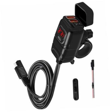 Imagem de PartyKindom 1 Conjunto carregador de carregador de telefone carregador USB para celular adaptador de energia para carregador USB motocicleta Acessórios abdômen