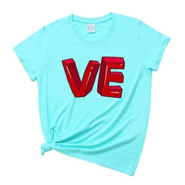 Imagem de Camiseta Feminina Gnome Tee Blusa Casual Camisetas Top Top Dos Namorados Camisetas Casal De Verão