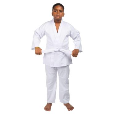 Imagem de Kimono Infantil Kids Judo Jiu-Jitsu, Haganah, Branco, M00
